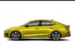 Skoda Octavia, 2026. Dragon Skin paint, side